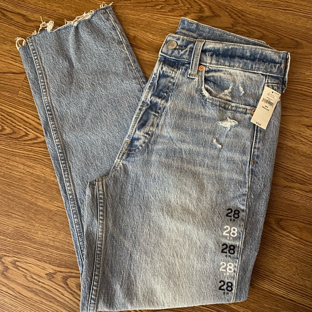 Gap jeans NWT cheeky straight high rise 28